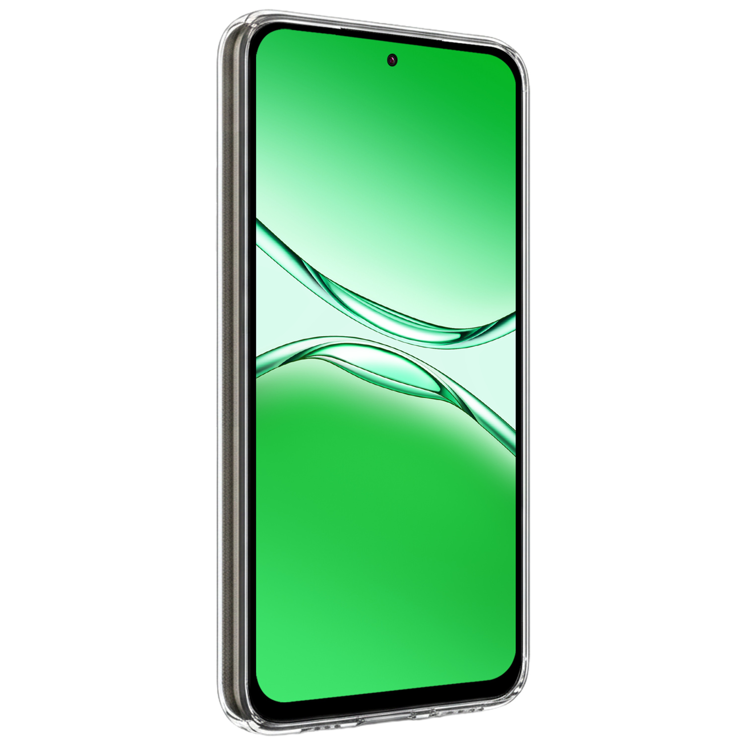 BASEY. BASEY. OPPO A5 Pro Hoesje Siliconen Met 2x Screenprotector - Transparant