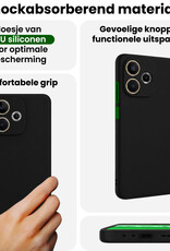 BASEY. BASEY. OPPO A5 Pro Hoesje Siliconen - Zwart - 2 PACK