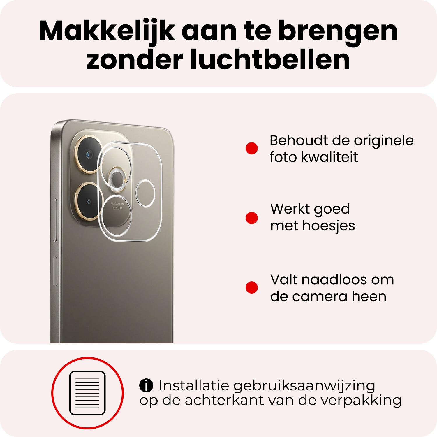 NoXx NoXx OPPO A5 Pro Camera Screenprotector