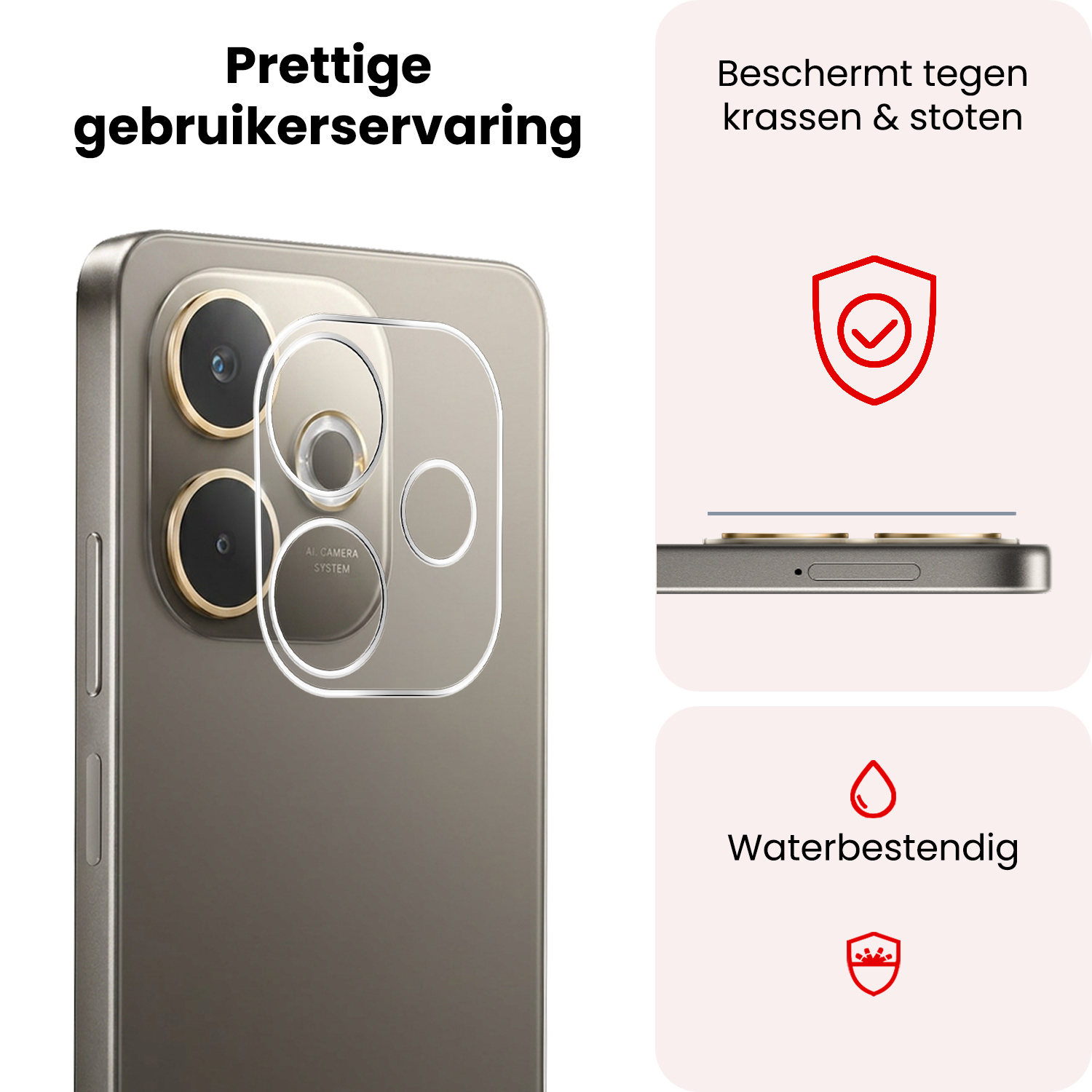 NoXx NoXx OPPO A5 Pro Camera Screenprotector - 2 PACK