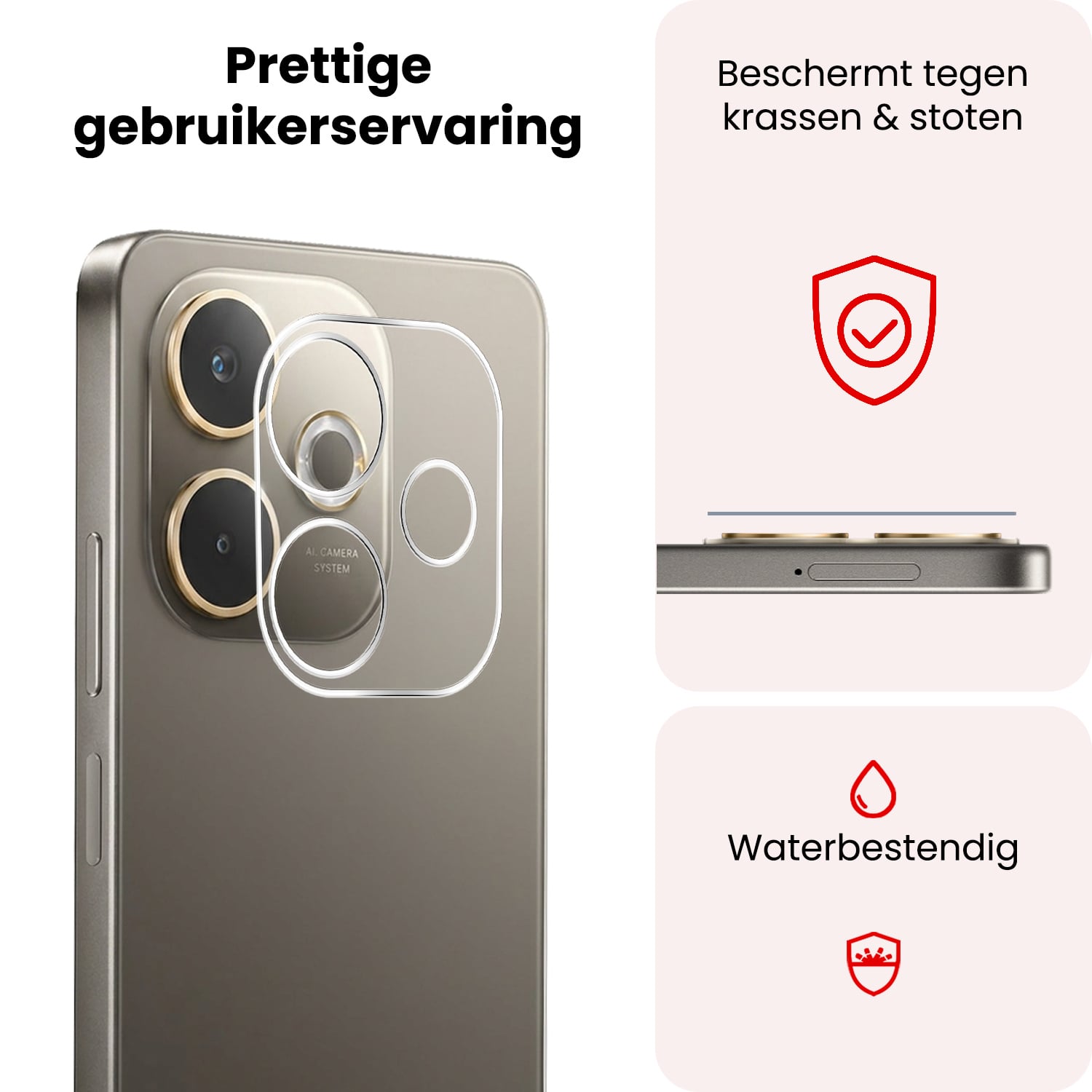 NoXx NoXx OPPO A5 Pro Camera Screenprotector - 3 PACK