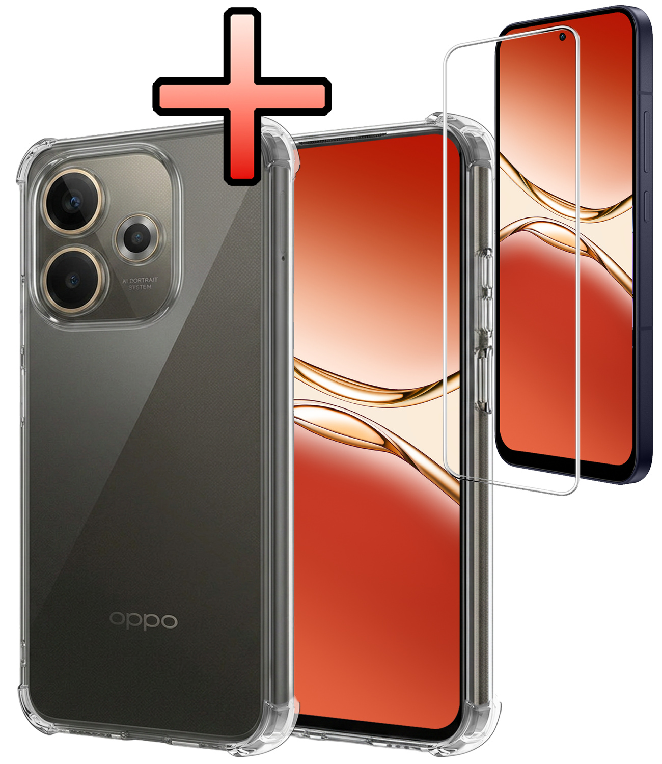 NoXx NoXx OPPO A5 Pro Hoesje Shockproof Met Screenprotector