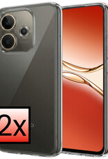 NoXx NoXx OPPO A5 Pro Hoesje Siliconen - Transparant - 2 PACK
