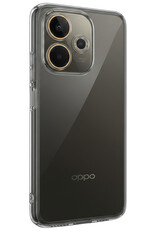 NoXx NoXx OPPO A5 Pro Hoesje Siliconen Met 2x Screenprotector - Transparant