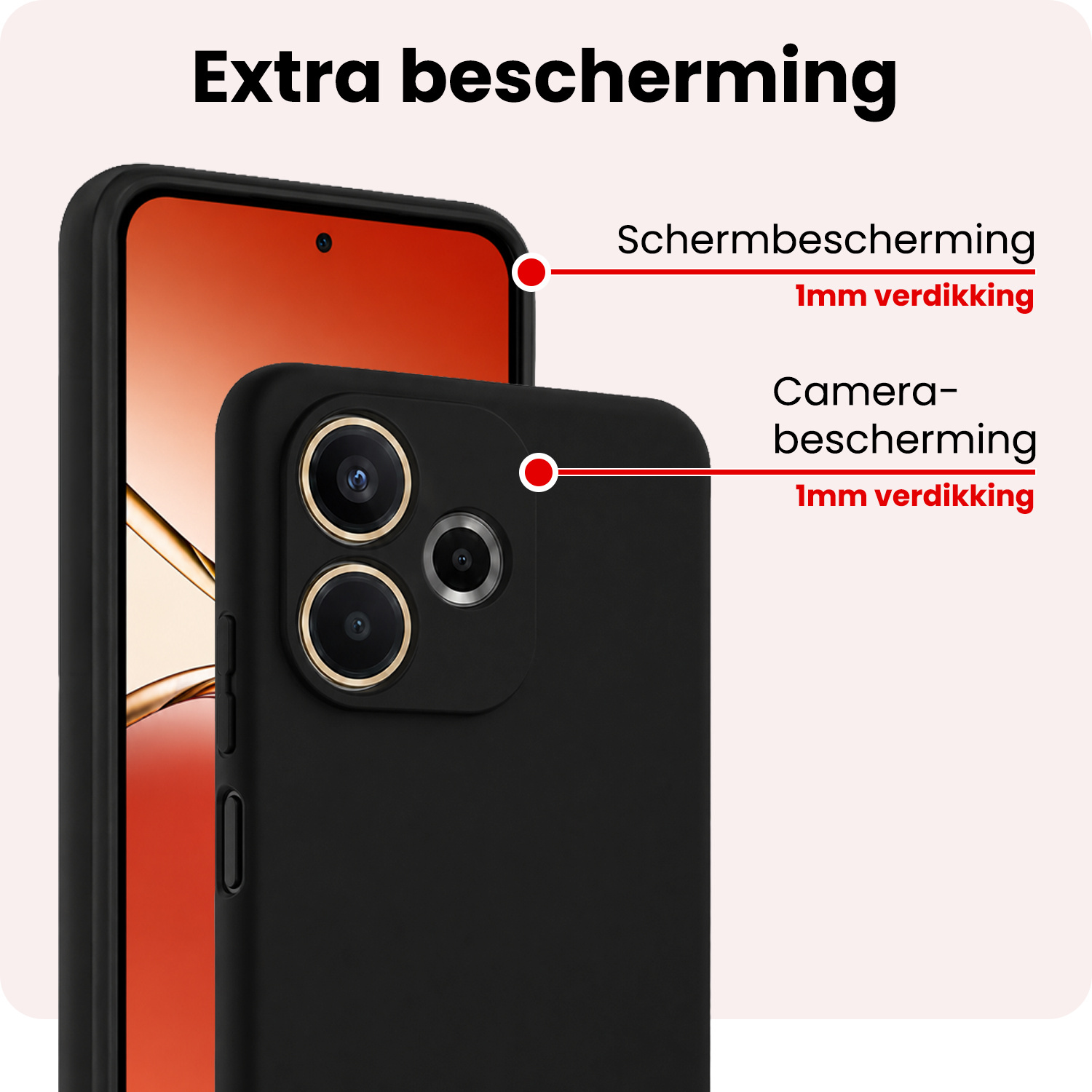 NoXx NoXx OPPO A5 Pro Hoesje Siliconen - Zwart