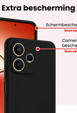 NoXx NoXx OPPO A5 Pro Hoesje Siliconen - Zwart - 2 PACK