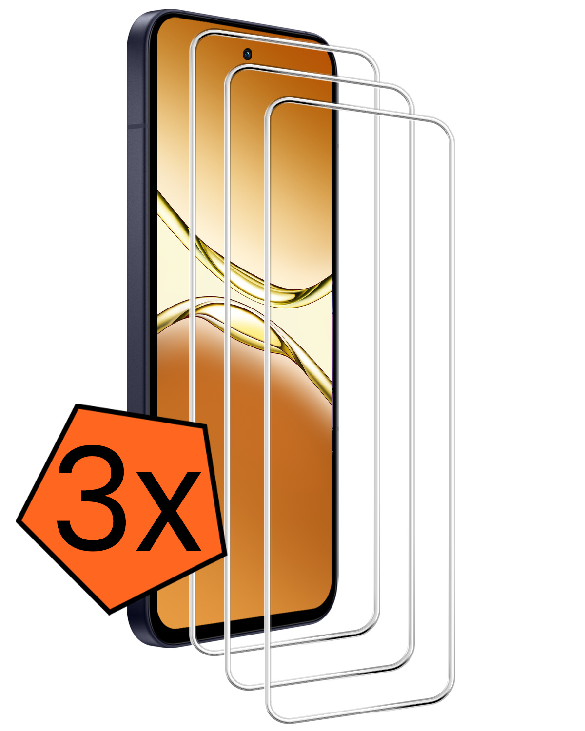 Nomfy Nomfy OPPO A5 Pro Screenprotector - 3 PACK