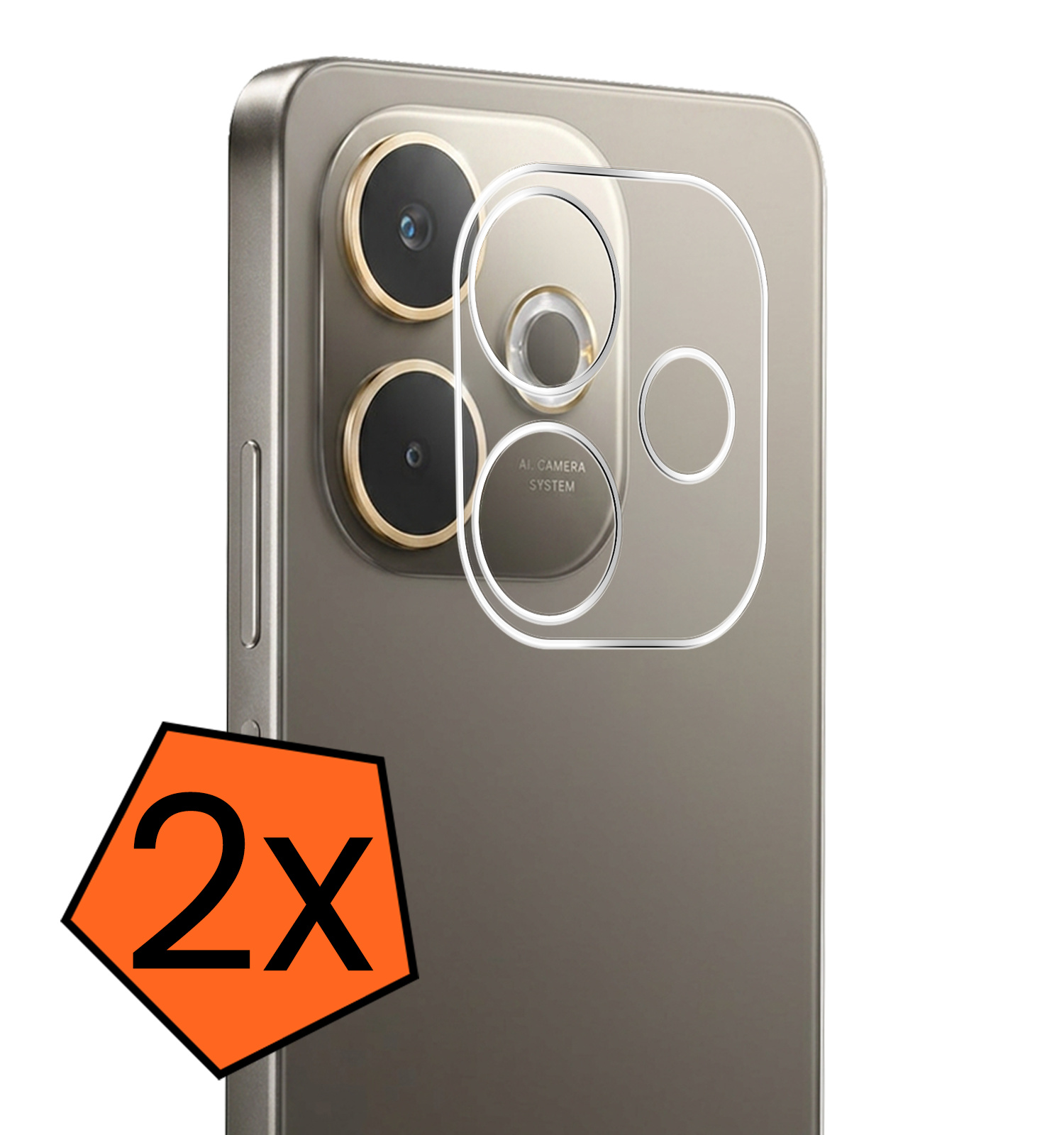 Nomfy Nomfy OPPO A5 Pro Camera Screenprotector - 2 PACK