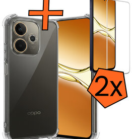 Nomfy Nomfy OPPO A5 Pro Hoesje Shockproof Met 2x Screenprotector