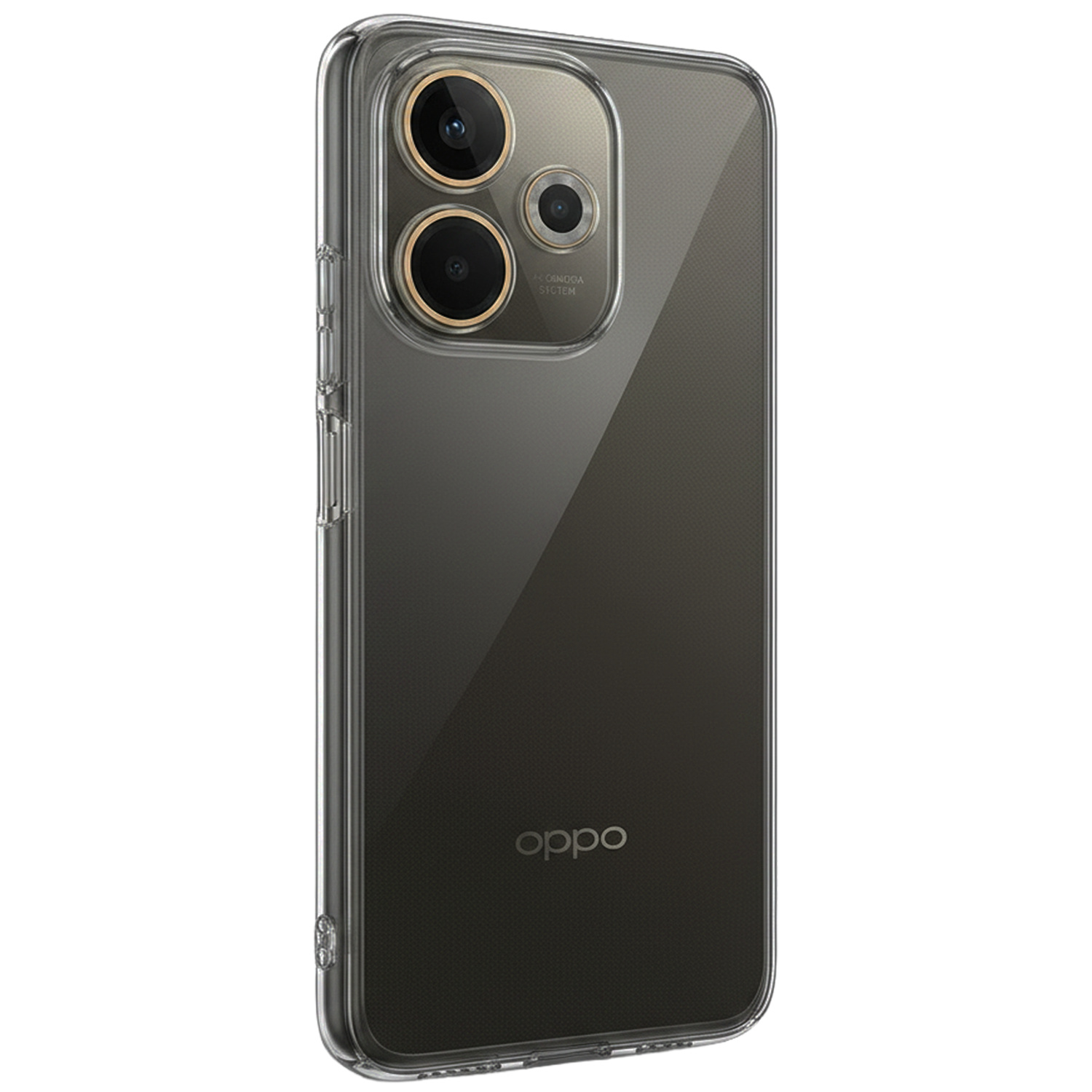 Nomfy Nomfy OPPO A5 Pro Hoesje Siliconen - Transparant - 2 PACK