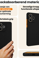 Nomfy Nomfy OPPO A5 Pro Hoesje Siliconen - Zwart
