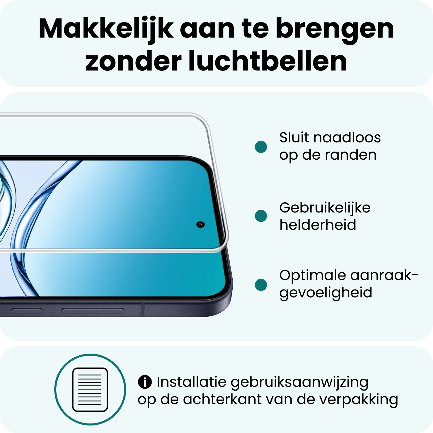 Forterra Forterra OPPO A5 Pro Screenprotector - 3 PACK