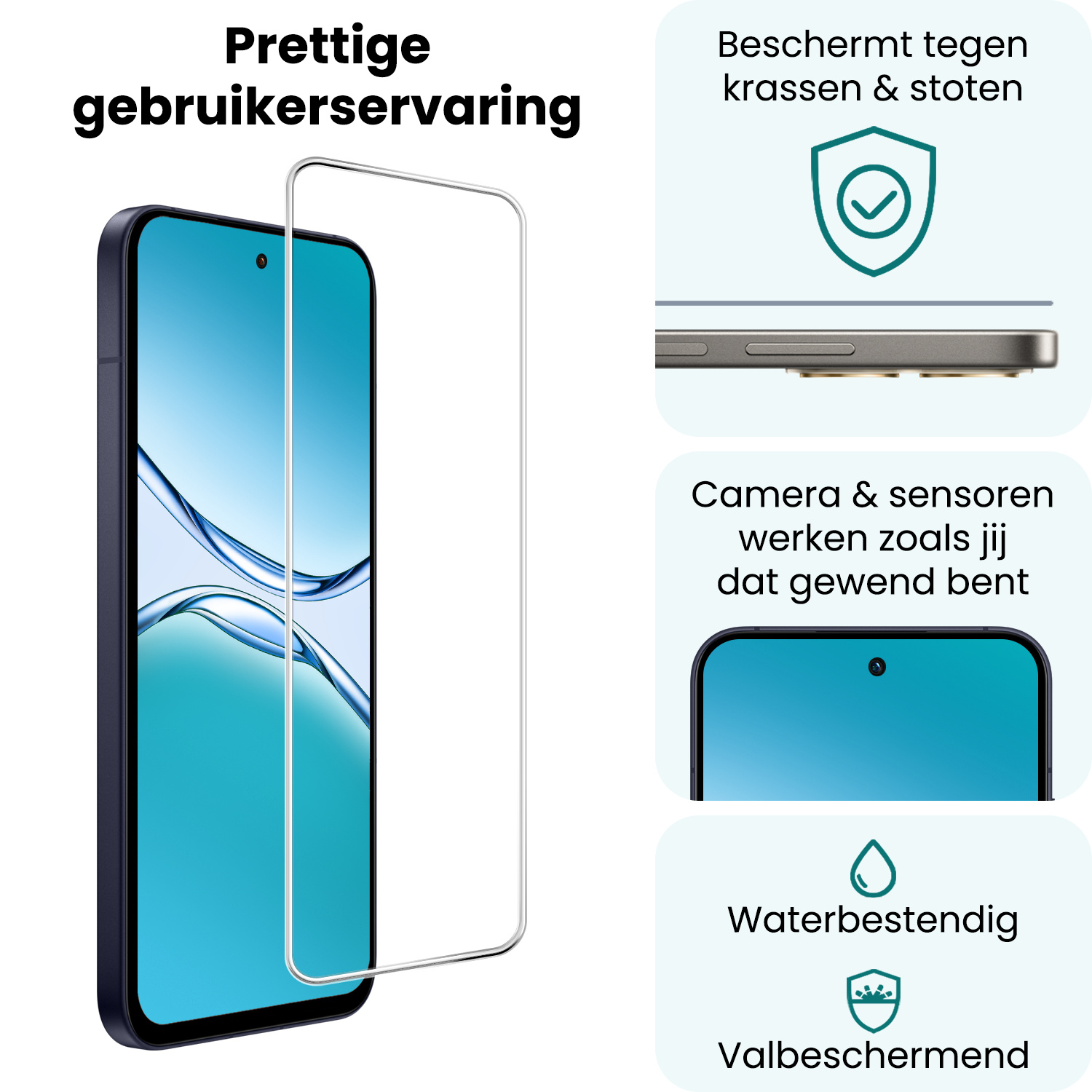 Forterra Forterra OPPO A5 Pro Screenprotector - 3 PACK