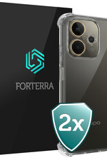 Forterra Forterra OPPO A5 Pro Hoesje Shockproof - Transparant - 2 PACK