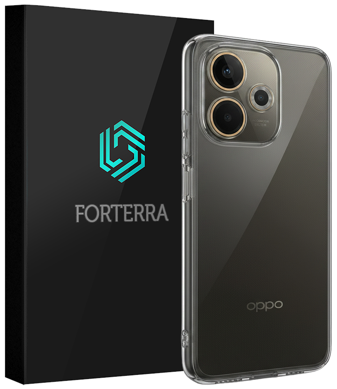 Forterra Forterra OPPO A5 Pro Hoesje Siliconen - Transparant