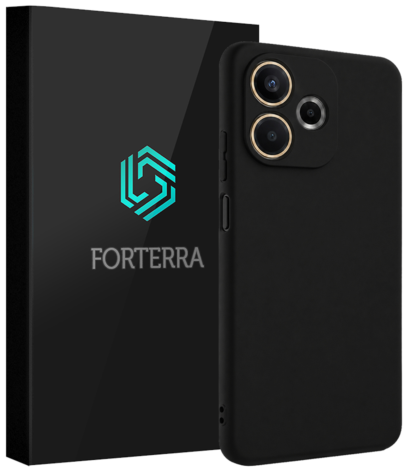 Forterra Forterra OPPO A5 Pro Hoesje Siliconen - Zwart