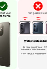 Forterra Forterra OPPO A5 Pro Hoesje Siliconen - Zwart - 2 PACK