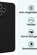 Forterra Forterra OPPO A5 Pro Hoesje Siliconen - Zwart - 2 PACK