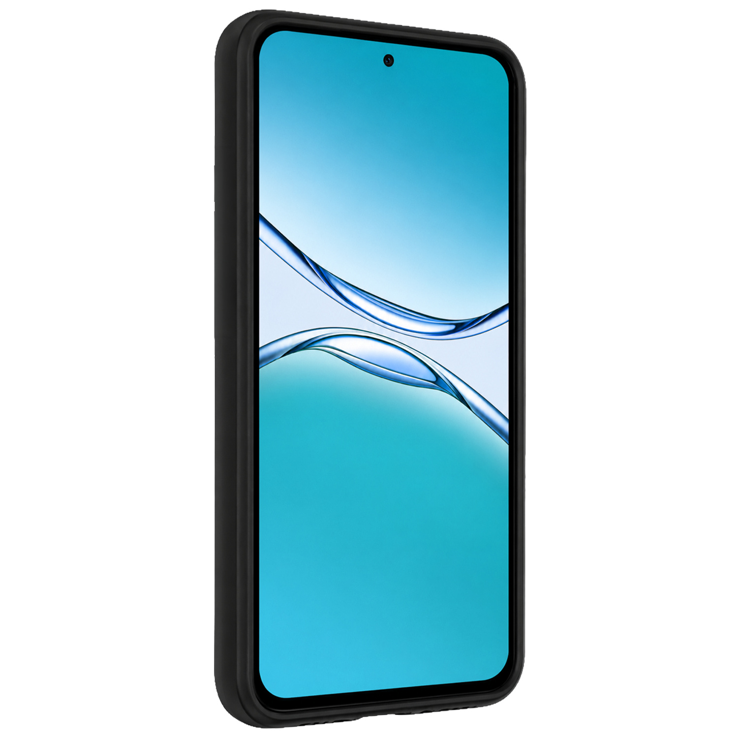Forterra Forterra OPPO A5 Pro Hoesje Siliconen Met Screenprotector - Zwart
