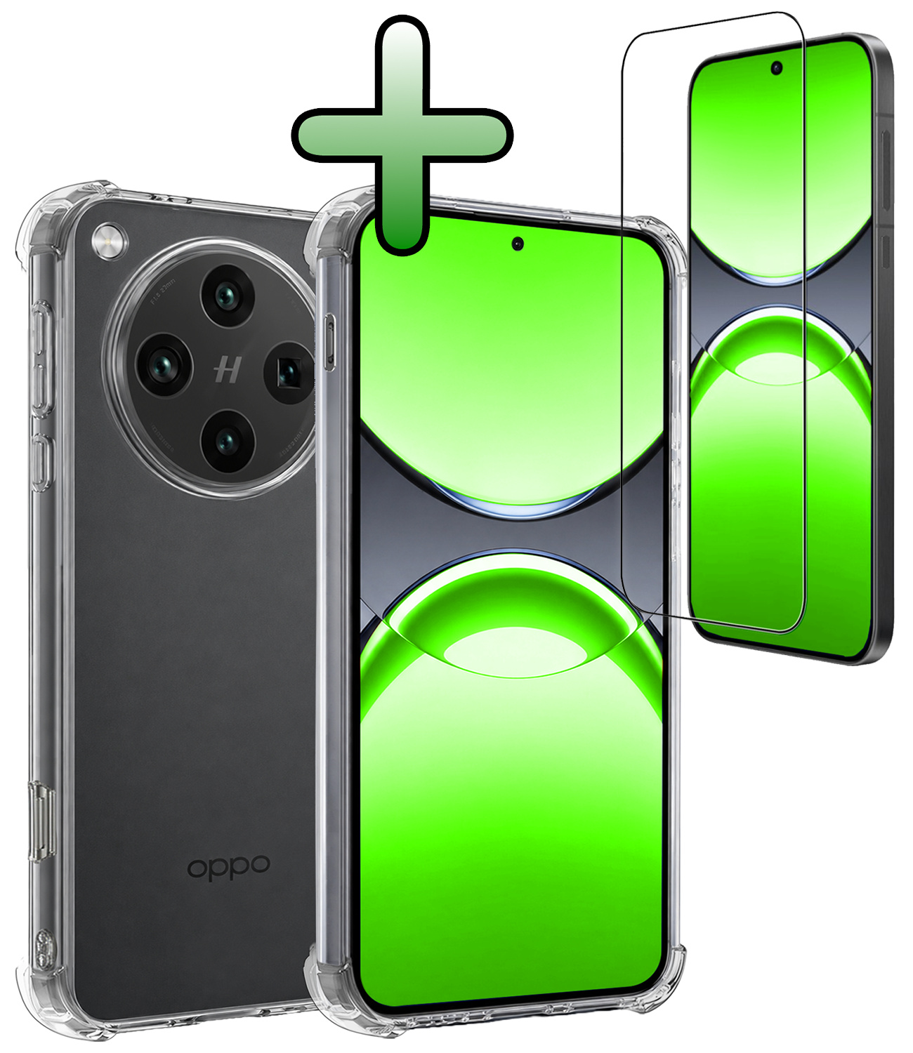BASEY. BASEY. OPPO Find X8 Pro Hoesje Shockproof Met Screenprotector