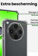 BASEY. BASEY. OPPO Find X8 Pro Hoesje Shockproof Met Screenprotector