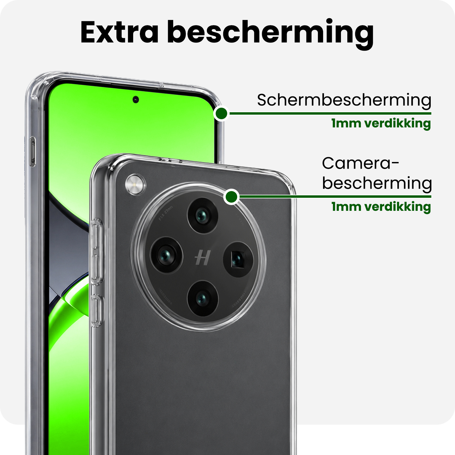 BASEY. BASEY. OPPO Find X8 Pro Hoesje Siliconen - Transparant