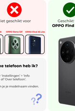 BASEY. BASEY. OPPO Find X8 Pro Hoesje Siliconen Met Screenprotector - Transparant