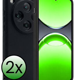 BASEY. BASEY. OPPO Find X8 Pro Hoesje Siliconen - Zwart - 2 PACK