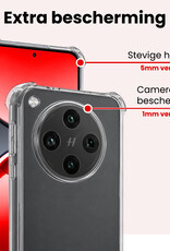 NoXx NoXx OPPO Find X8 Pro Hoesje Shockproof - Transparant