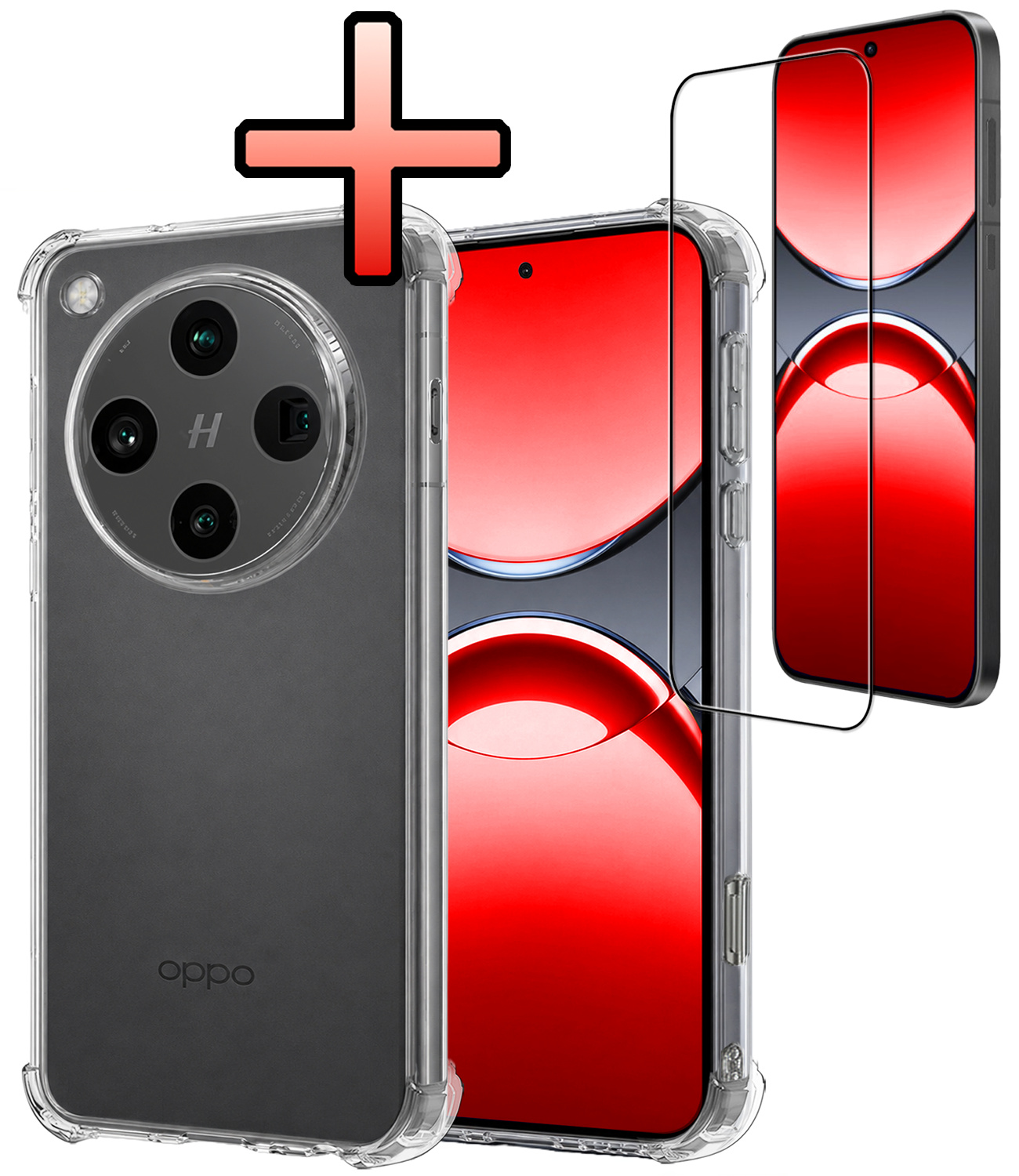 NoXx NoXx OPPO Find X8 Pro Hoesje Shockproof Met Screenprotector