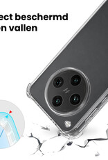 NoXx NoXx OPPO Find X8 Pro Hoesje Shockproof Met Screenprotector