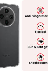 NoXx NoXx OPPO Find X8 Pro Hoesje Siliconen - Transparant