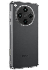 NoXx NoXx OPPO Find X8 Pro Hoesje Siliconen Met Screenprotector - Transparant