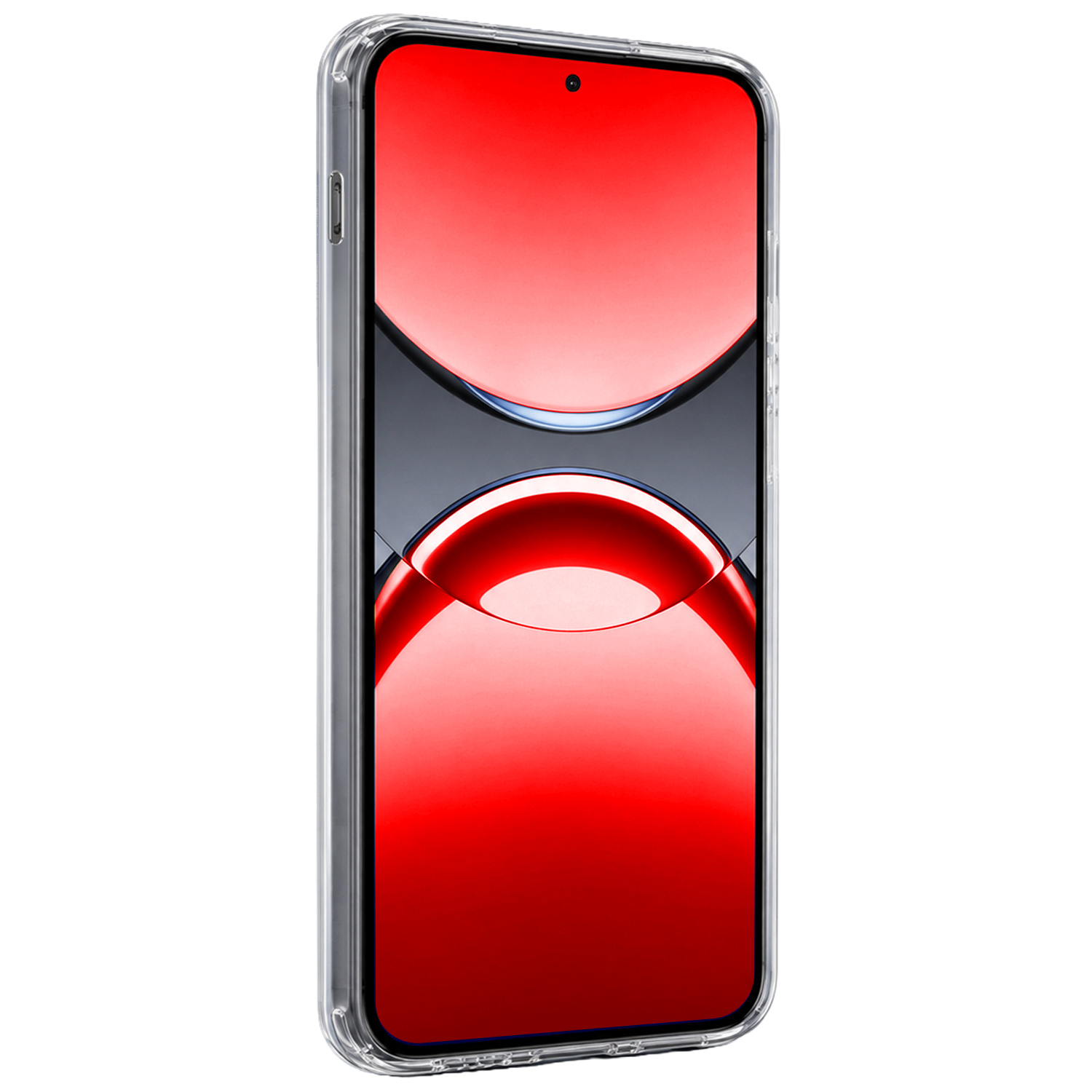 NoXx NoXx OPPO Find X8 Pro Hoesje Siliconen Met Screenprotector - Transparant