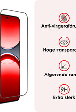 NoXx NoXx OPPO Find X8 Pro Hoesje Siliconen Met 2x Screenprotector - Transparant