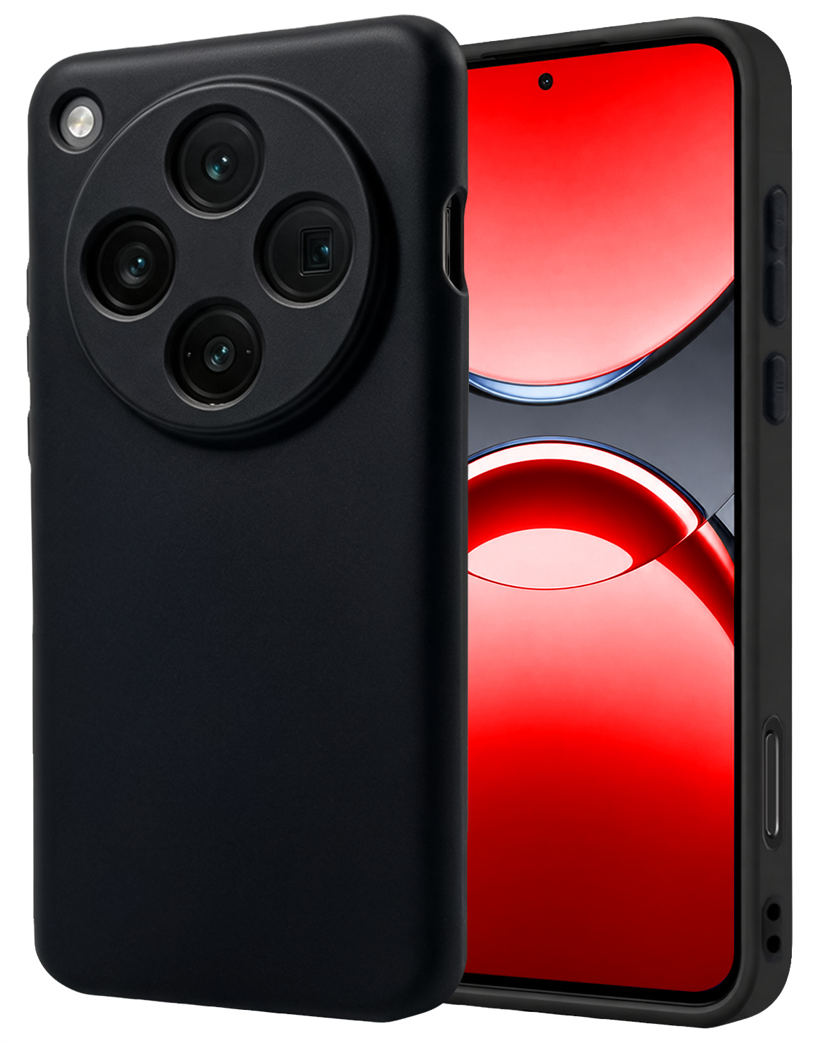 NoXx NoXx OPPO Find X8 Pro Hoesje Siliconen - Zwart