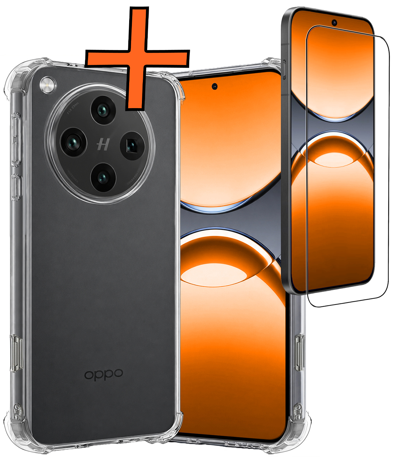Nomfy Nomfy OPPO Find X8 Pro Hoesje Shockproof Met Screenprotector