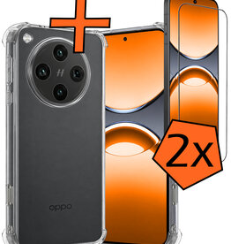 Nomfy Nomfy OPPO Find X8 Pro Hoesje Shockproof Met 2x Screenprotector