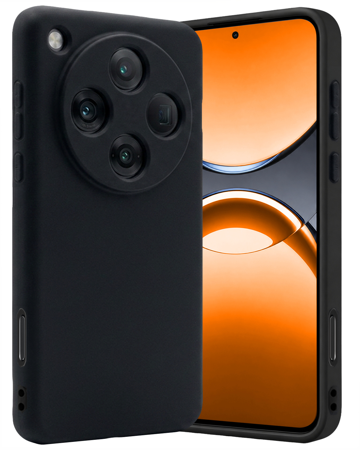 Nomfy Nomfy OPPO Find X8 Pro Hoesje Siliconen - Zwart