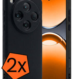 Nomfy Nomfy OPPO Find X8 Pro Hoesje Siliconen - Zwart - 2 PACK