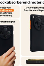 Nomfy Nomfy OPPO Find X8 Pro Hoesje Siliconen - Zwart - 2 PACK
