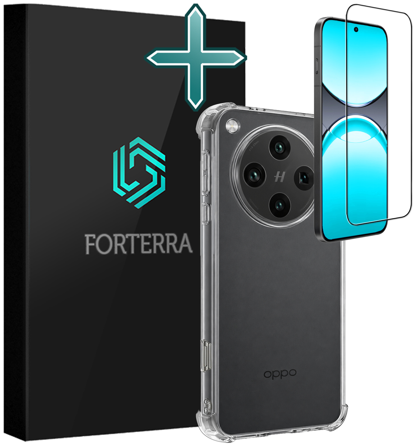 Forterra Forterra OPPO Find X8 Pro Hoesje Shockproof Met Screenprotector