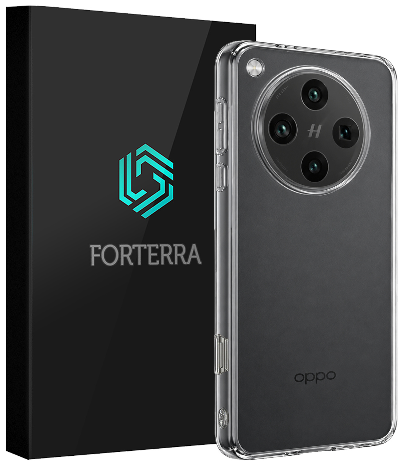 Forterra Forterra OPPO Find X8 Pro Hoesje Siliconen - Transparant