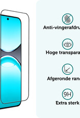 Forterra Forterra OPPO Find X8 Pro Hoesje Siliconen Met 2x Screenprotector - Transparant