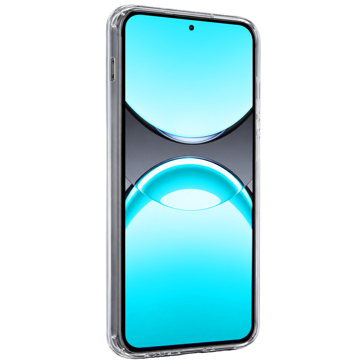 Forterra Forterra OPPO Find X8 Pro Hoesje Siliconen Met 2x Screenprotector - Transparant