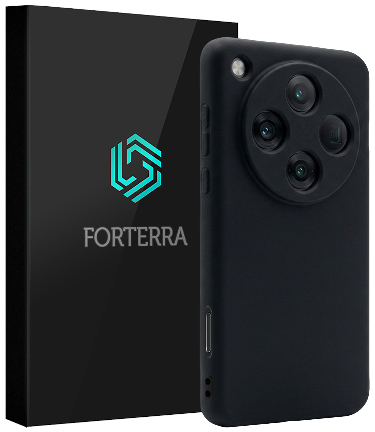 Forterra Forterra OPPO Find X8 Pro Hoesje Siliconen - Zwart