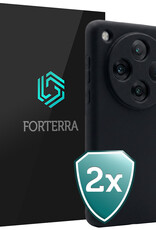 Forterra Forterra OPPO Find X8 Pro Hoesje Siliconen - Zwart - 2 PACK