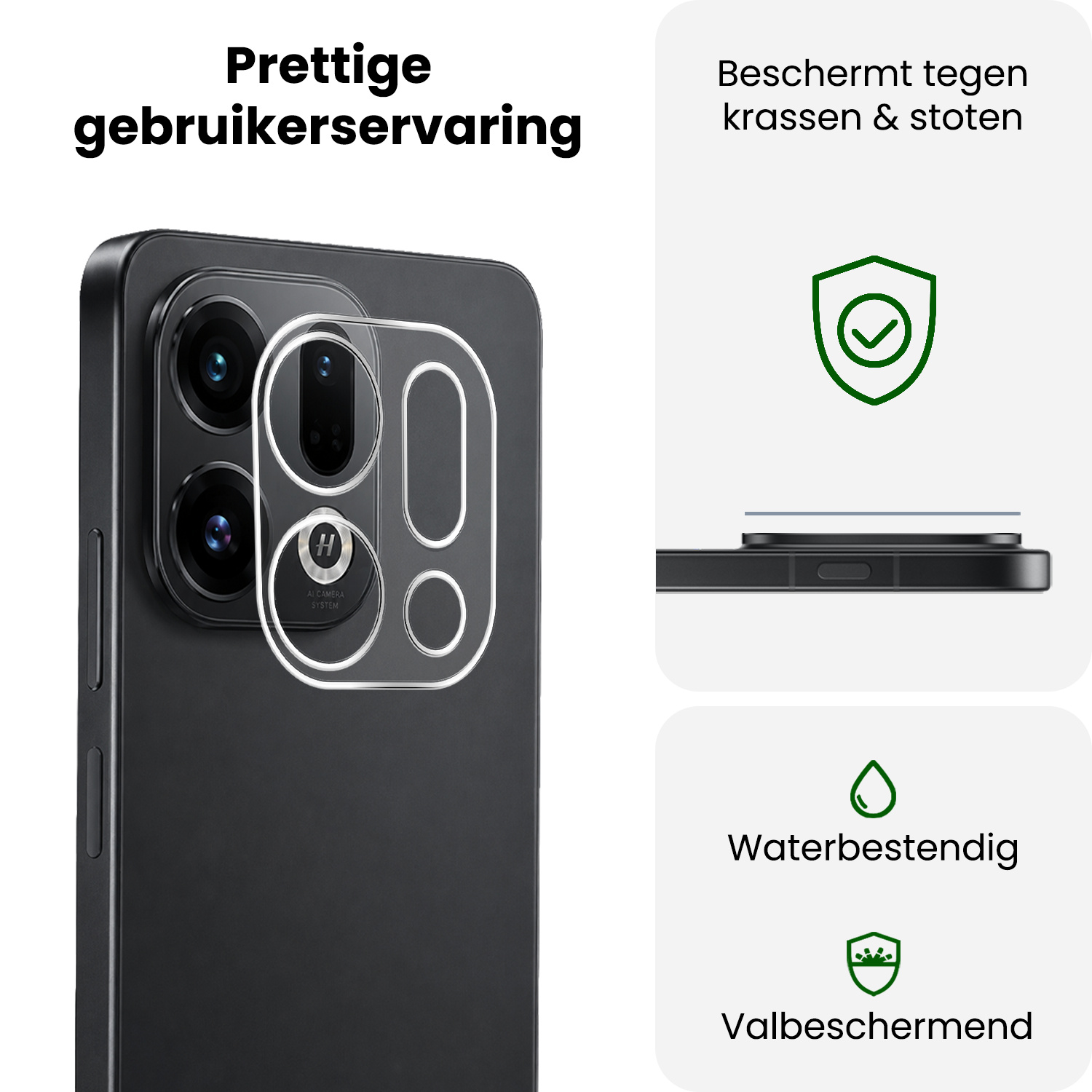 BASEY. BASEY. OPPO Find X9 Camera Screenprotector - 3 PACK
