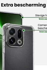 BASEY. BASEY. OPPO Find X9 Hoesje Shockproof Met Screenprotector