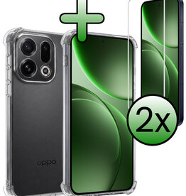 BASEY. BASEY. OPPO Find X9 Hoesje Shockproof Met 2x Screenprotector
